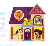 Puzzle musical embotable Amis Animaux
