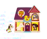 Puzzle musical embotable Amis Animaux