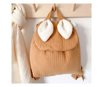 Mochila Pequea Gasa Conejo Caramelo Personalizable