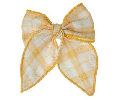 Clip de Pelo con Lazo Buckwheat Plaid