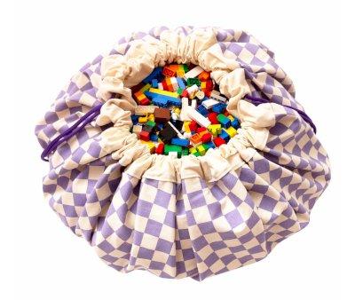 Reversible Bag Play & Go Vichy Purple