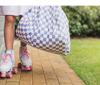 Reversible Bag Play & Go Vichy Purple