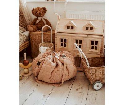 Sac Play & Go Coton Bio Fleuri