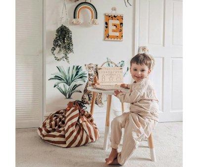 Sacco Play & Go Stripes Brown