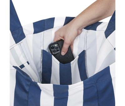 Bolsa de praia  Stripes Dock & Bay  Navy Blue