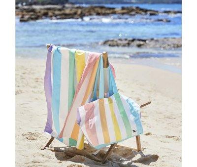 Bolsa de praia  Stripes Dock & Bay Rainbow