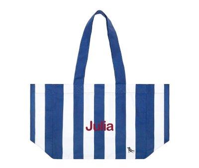 Bolsa de praia  Stripes Dock & Bay  Navy Blue