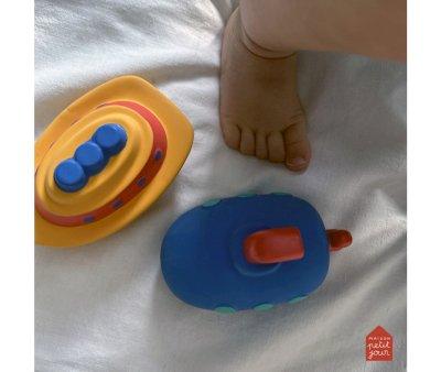 Natural Rubber Bath Toy Boat