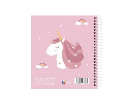 Agenda Infantrio Personalizvel Tutete Magical Unicorn