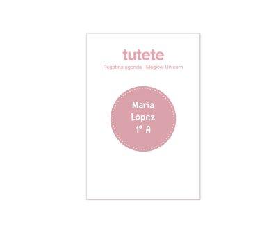 Agenda Infantrio Personalizvel Tutete Magical Unicorn