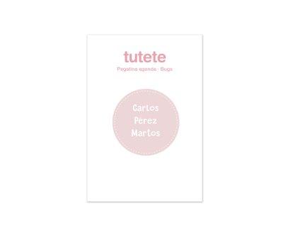 Pequea Agenda Guardera Personalizable Tutete Bugs