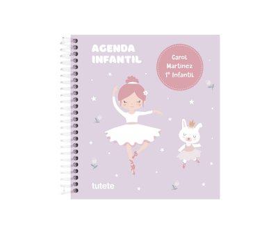 Pequea Agenda Guardera Personalizable Tutete Ballet