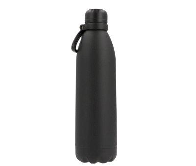 Garrafa de ao inoxidvel Preta 1,8 litros