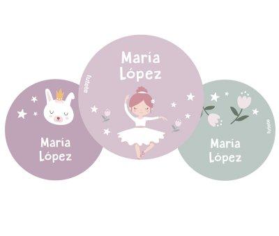 Pack 3 Distintivi Personalizzati Ballet