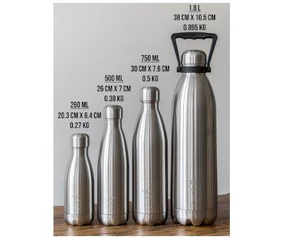 Garrafa de ao Inox Mate Green 500ml