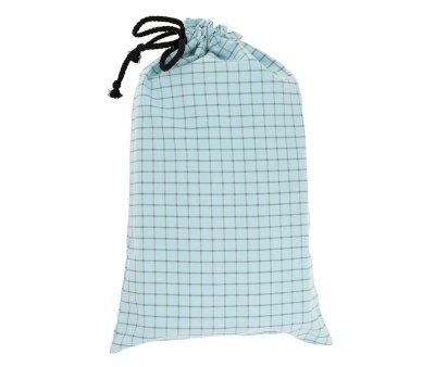Nordic Check Blue Personalized Snack Bag