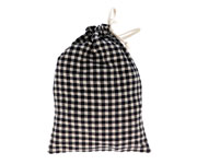 Sac pour maillot de bain Vichy Noir
