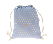 Mochila Saco Lyra Blue Personalizada