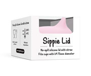 Sippie Lid for Pink Silicone Cup