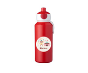 Botella Campus Pop-Up Personalizada Roja 400ml Circus