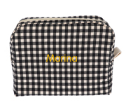 Neceser Grande Vichy Negro Personalizable