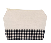 Necessaire infantil personalizvel preta Vichy