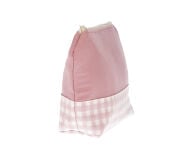Necessaire infantil personalizvel rosa Vichy