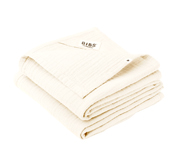 2 lingettes en  mousseline BIBS Ivory
