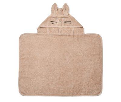Baby Vilas Rabbit Bath Cape / Personalised Pale Tuscany