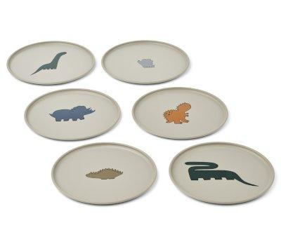 Pack 6 Platos Remco Dinosaurs / Mist