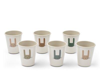 Pack 6 Vasos Lana Bunny / Sandy