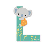 Lettre en bois pur L