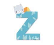 Lettre en bois pur Z
