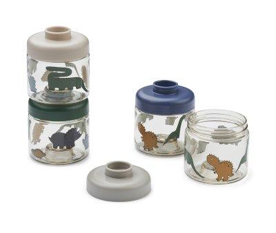 Pack 4 Dispensadores de Comida Dominique Dinosaurs / Mist