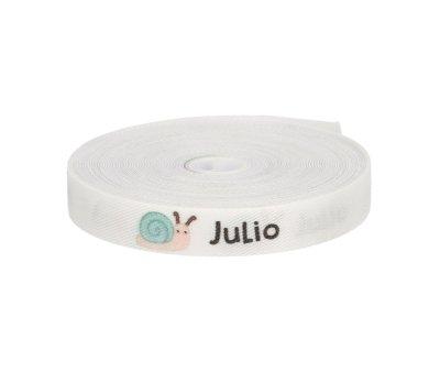 Cinta Marca Prendas Personalizada Caracol