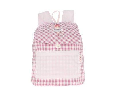 Mochila Pequea Vichy Ballet Personalizable