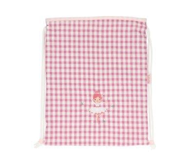 Mochila Saco Vichy Ballet Personalizable