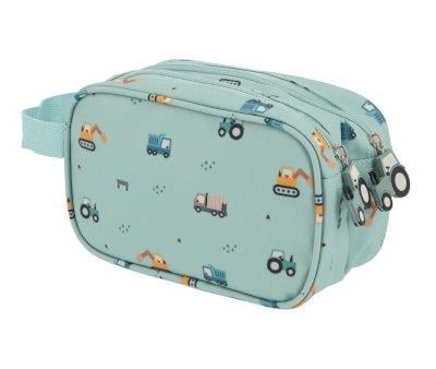 Personalised Children's Toiletry Bag Trucks
