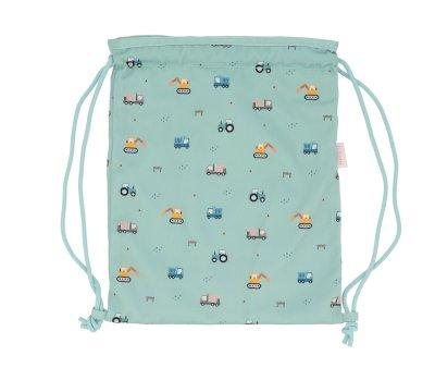 Personalised Fabric Sack Backpack Trucks