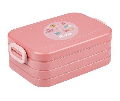 Caja Almuerzo Bento Mauve Personalizada Bugs