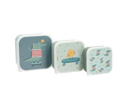 3 Lunch Boxes Croc
