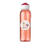 Botella Campus Flip-Up Personalizada Roja 500ml Circus