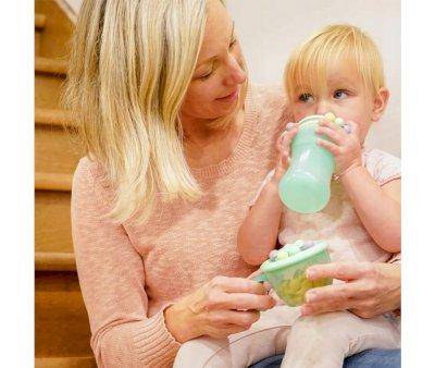 Abacus Sippy Vaso con Pajita Mint