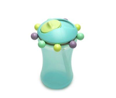 Copo com palhinha azul Abacus Sippy