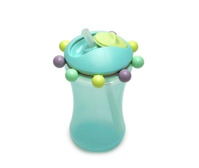 Copo com palhinha azul Abacus Sippy
