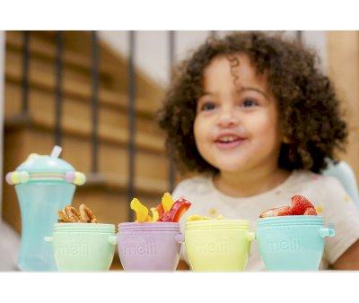 Copo com palhinha azul Abacus Sippy