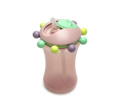 Abacus Sippy Vaso con Pajita Pink