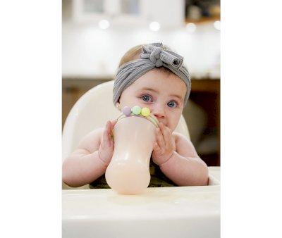 Abacus Sippy Vaso con Pajita Pink