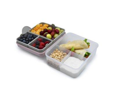 Caja Bento 2 Niveles Pink Purple Grey