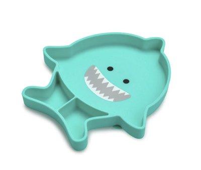 Plato de Silicona con Ventosa Shark